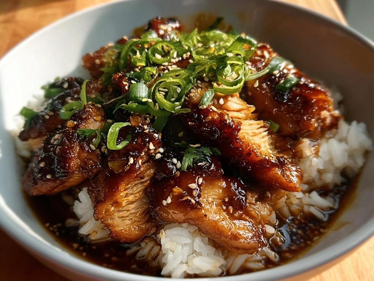 Caramelised Soy Chicken Garlic