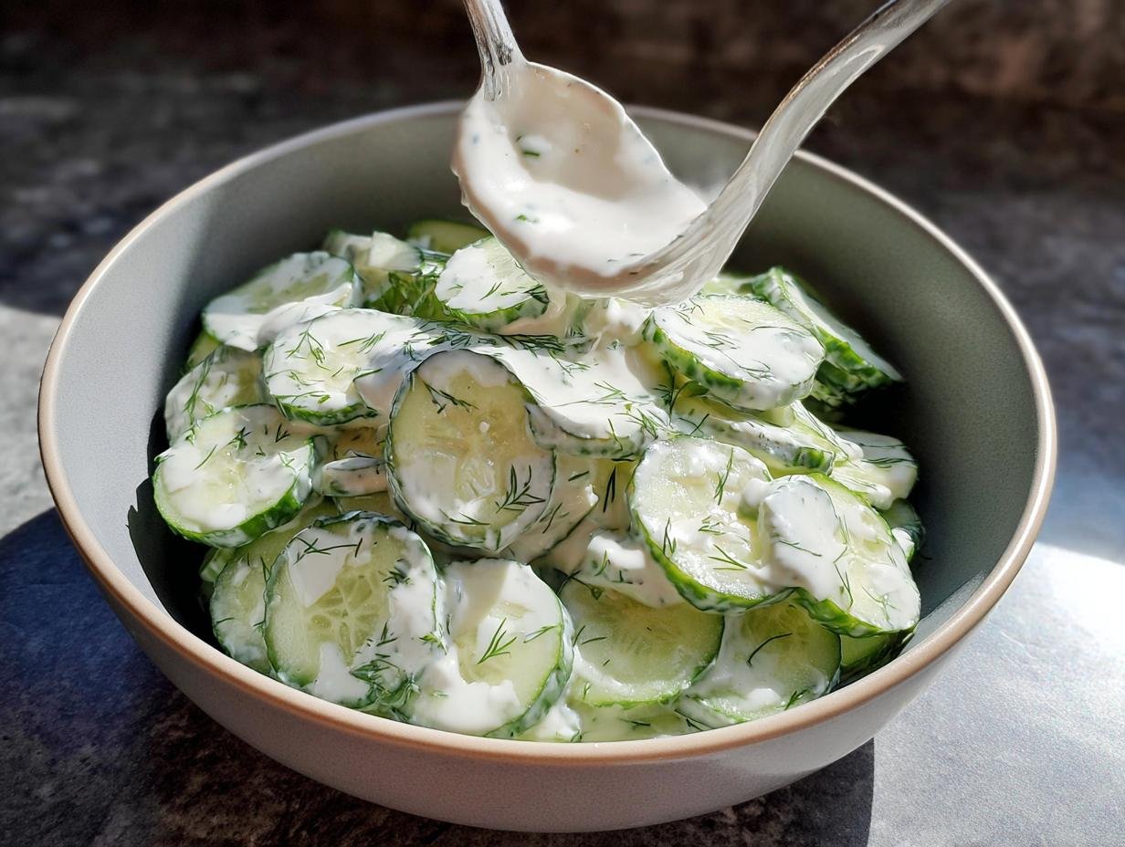 Amazing German Cucumber Salad Your Oma Made - German Cucumber Salad - additional detail