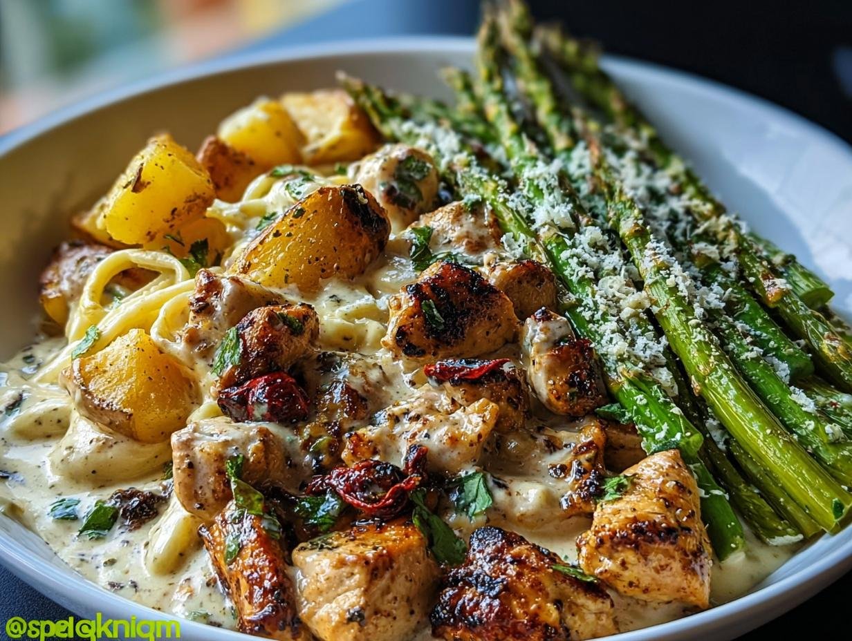 Greek Chili Chicken Alfredo: Amazing 45-Minute Meal - Greek Chili Chicken Alfredo - additional detail