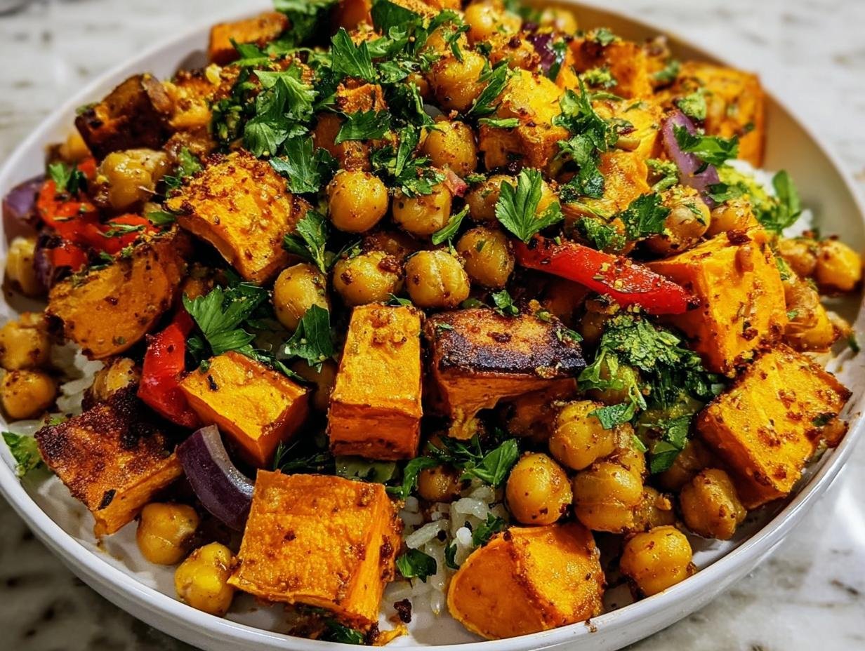 Smoky Sweet Potato Chickpea: 10 Mins Prep - Smoky Sweet Potato Chickpea - additional detail