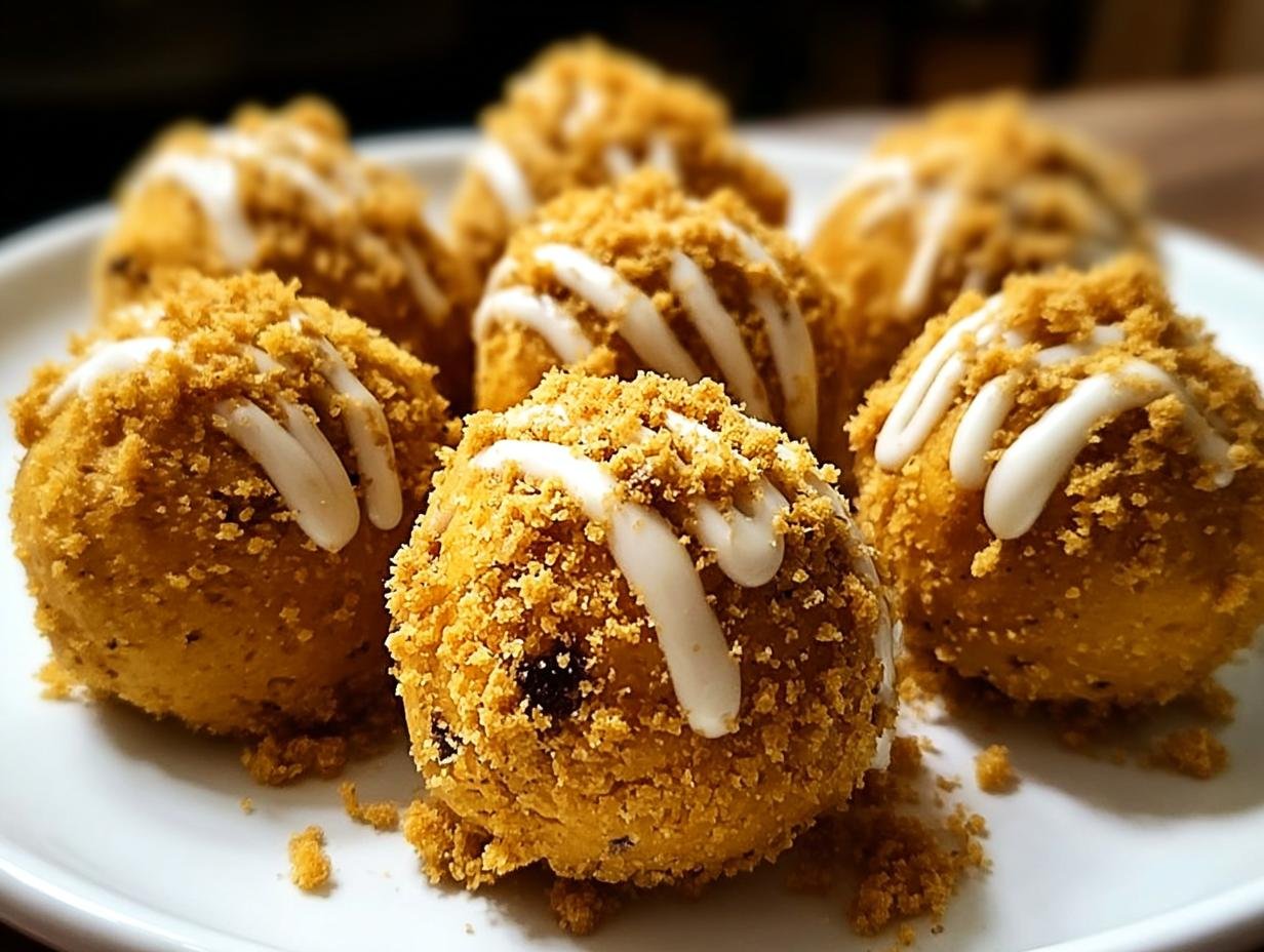 Bake Pumpkin Cheesecake Balls