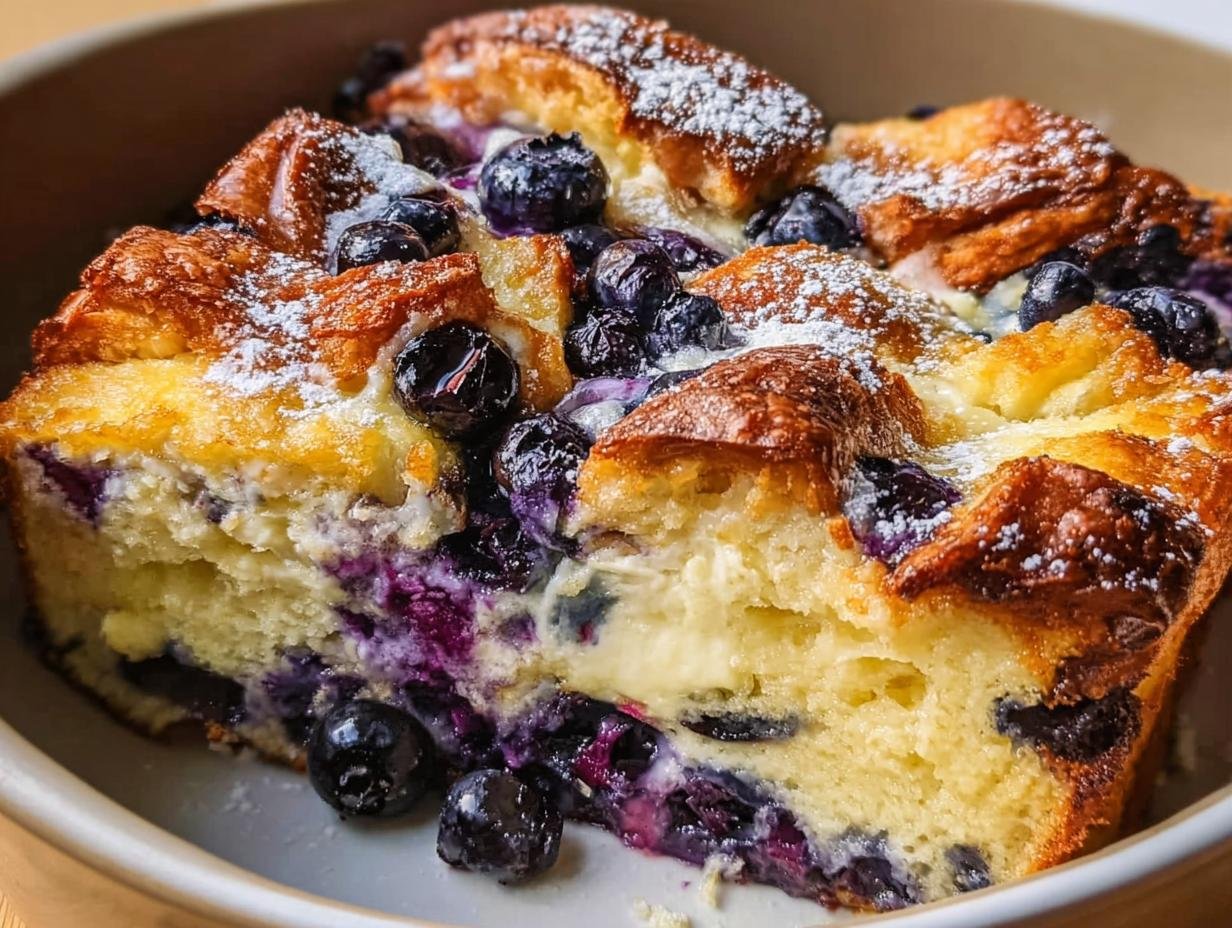 Blueberry Croissant French Toast: Easy Bake - Blueberry Croissant French Toast - additional detail