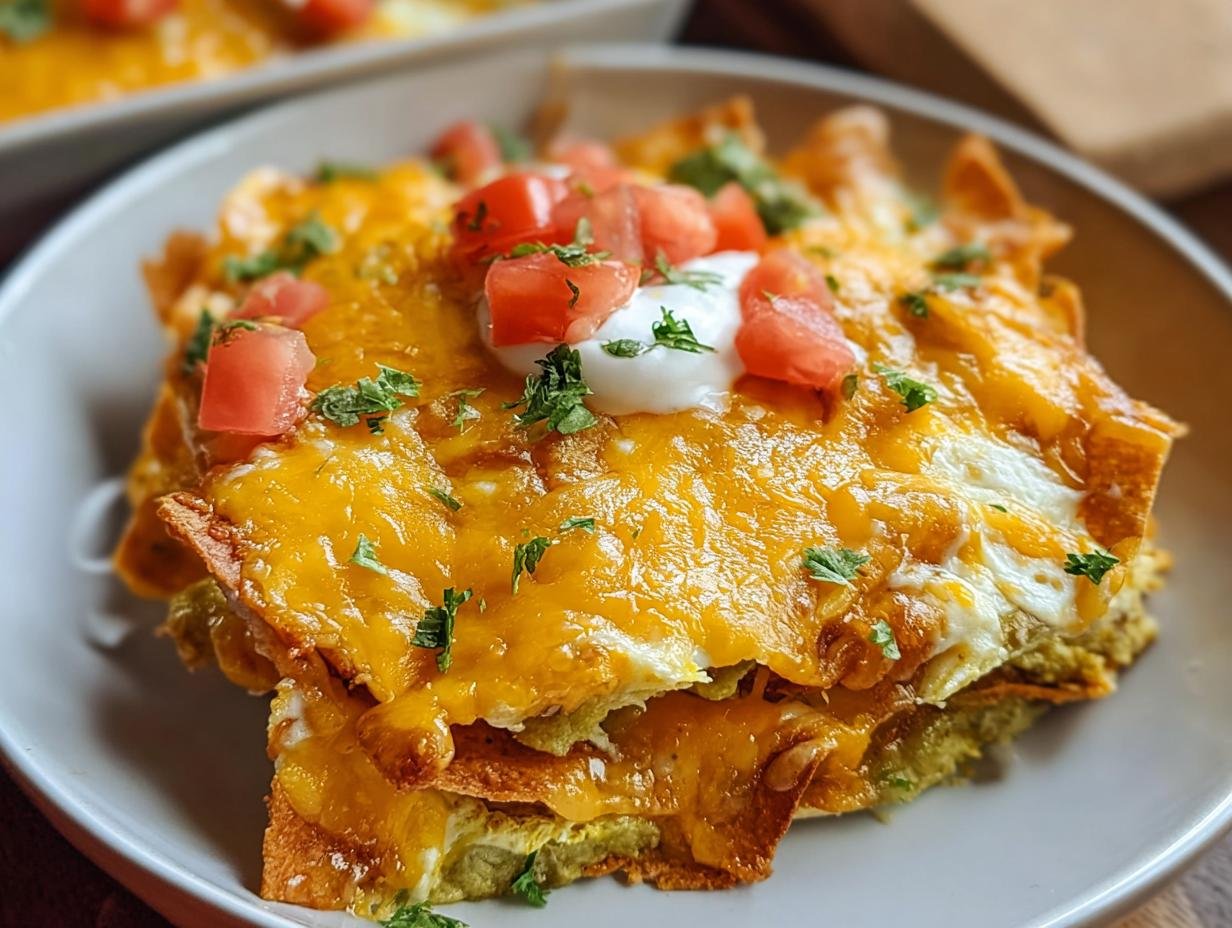 Cheesy Baked Chilaquiles: Amazing 15-Min Prep - Cheesy Baked Chilaquiles - additional detail