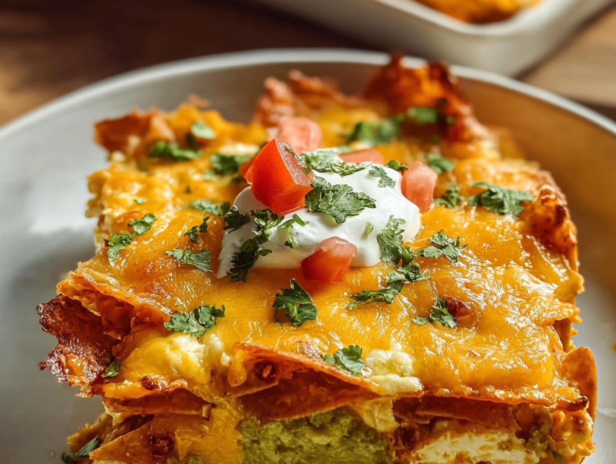 Cheesy Baked Chilaquiles