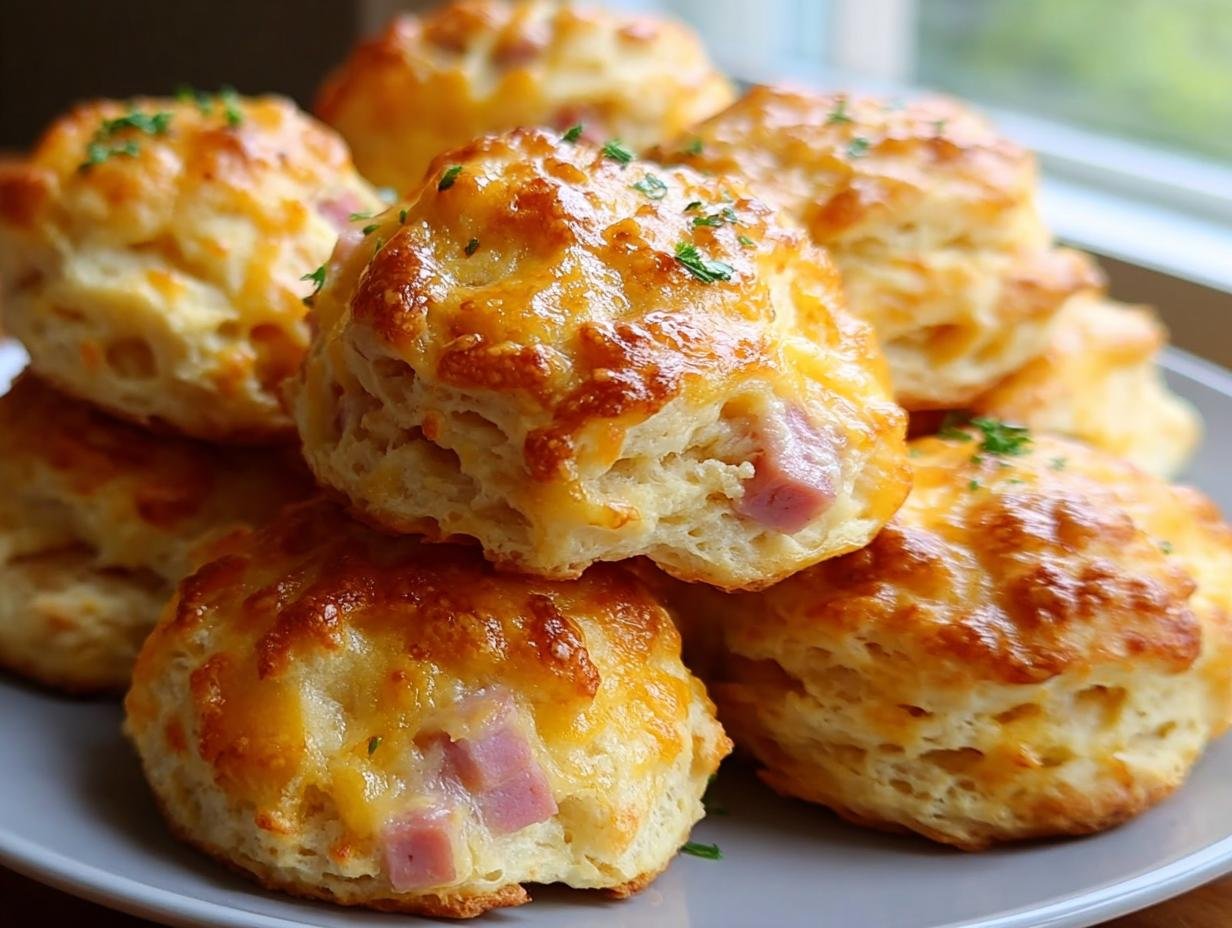 Cheesy Ham Biscuits: 15-Minute Savory Delight - Cheesy Ham Biscuits - main visual representation