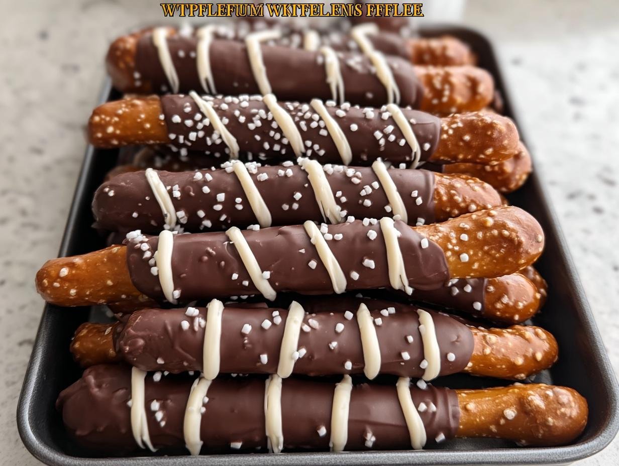 Amazing Chocolate Football Pretzel Rods 12 Count - Chocolate Football Pretzel Rods - additional detail