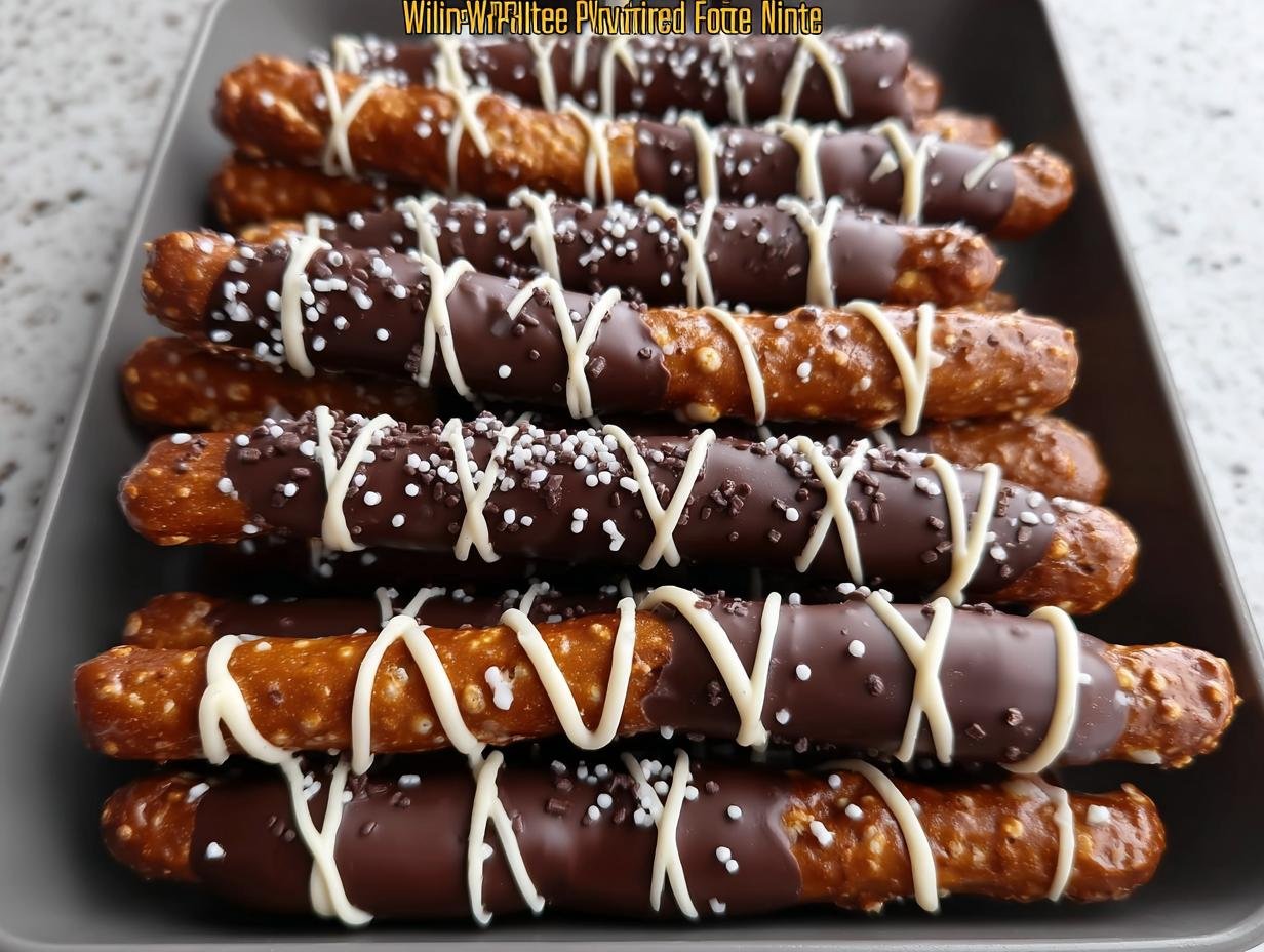 Amazing Chocolate Football Pretzel Rods 12 Count - Chocolate Football Pretzel Rods - additional detail