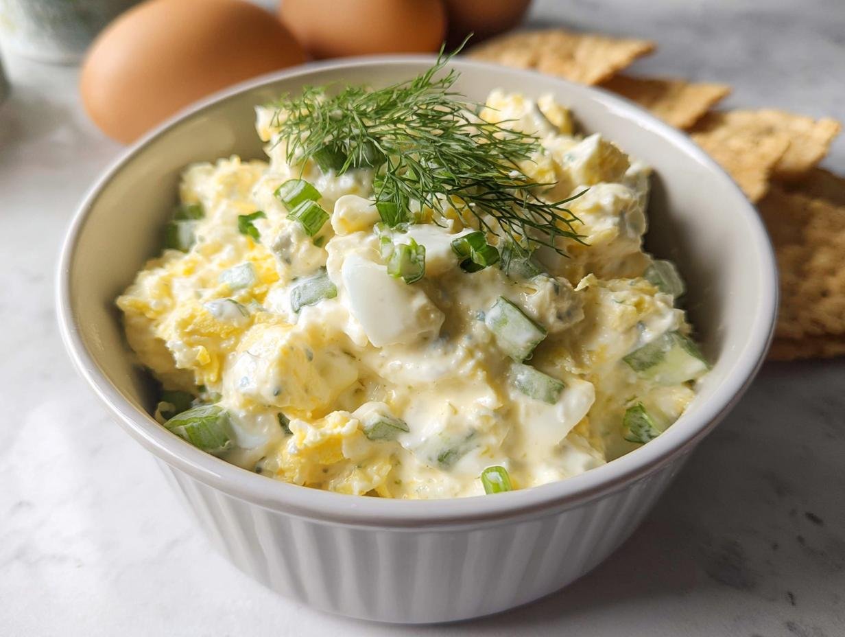 Creamy Cottage Cheese Egg Salad: 8 Servings - Cottage Cheese Egg Salad - main visual representation