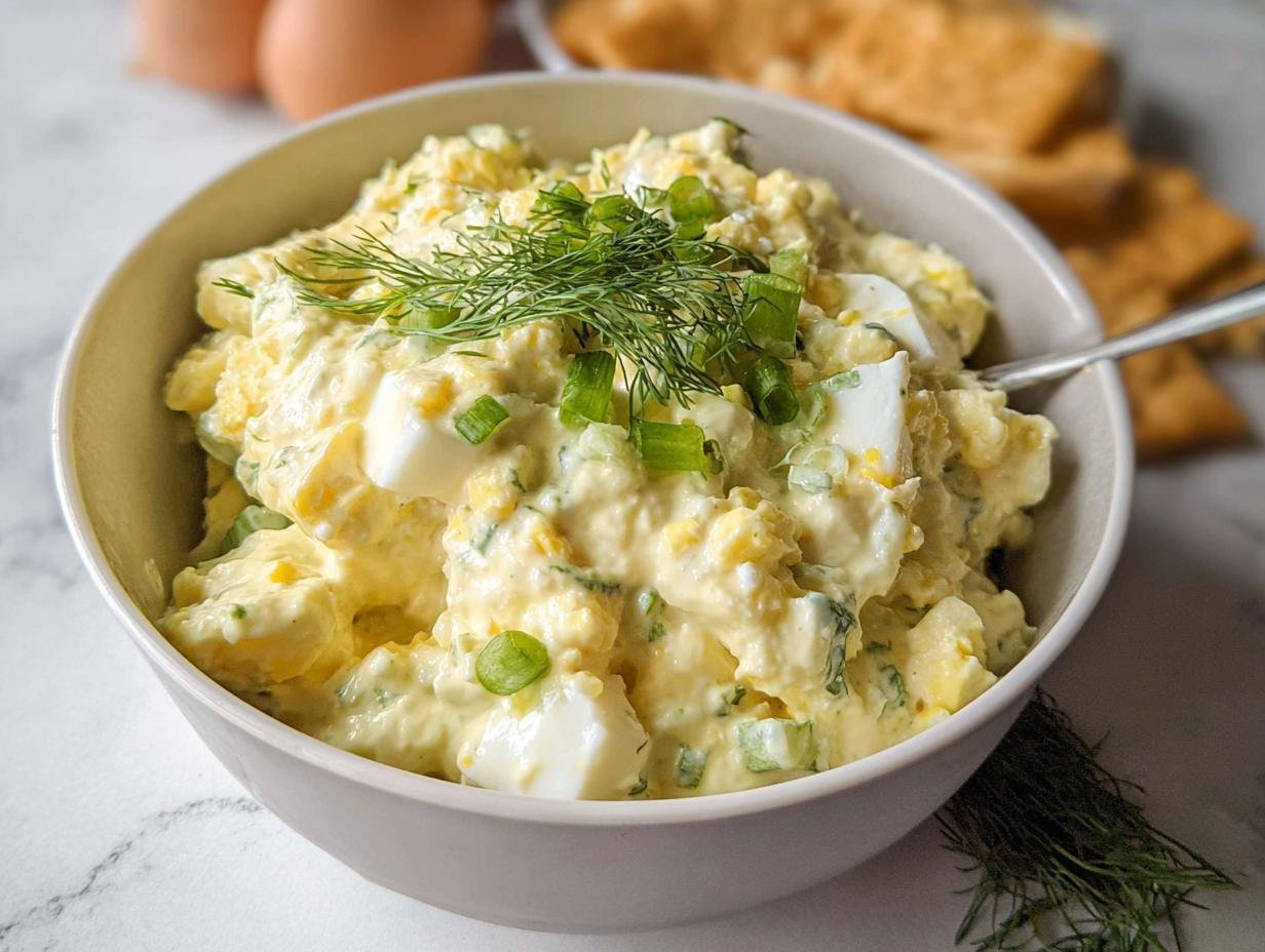 Creamy Cottage Cheese Egg Salad: 8 Servings - Cottage Cheese Egg Salad - additional detail