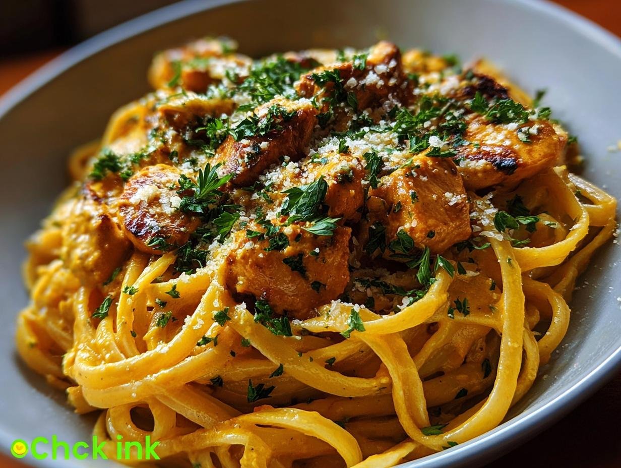 Cowboy Butter Chicken Linguine: 1 Delicious Dish - Cowboy Butter Chicken Linguine - additional detail