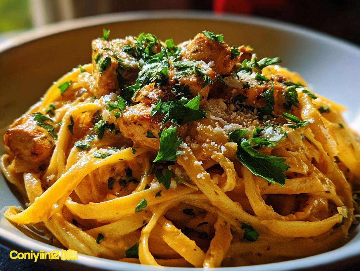 Cowboy Butter Chicken Linguine: 1 Delicious Dish - Cowboy Butter Chicken Linguine - additional detail