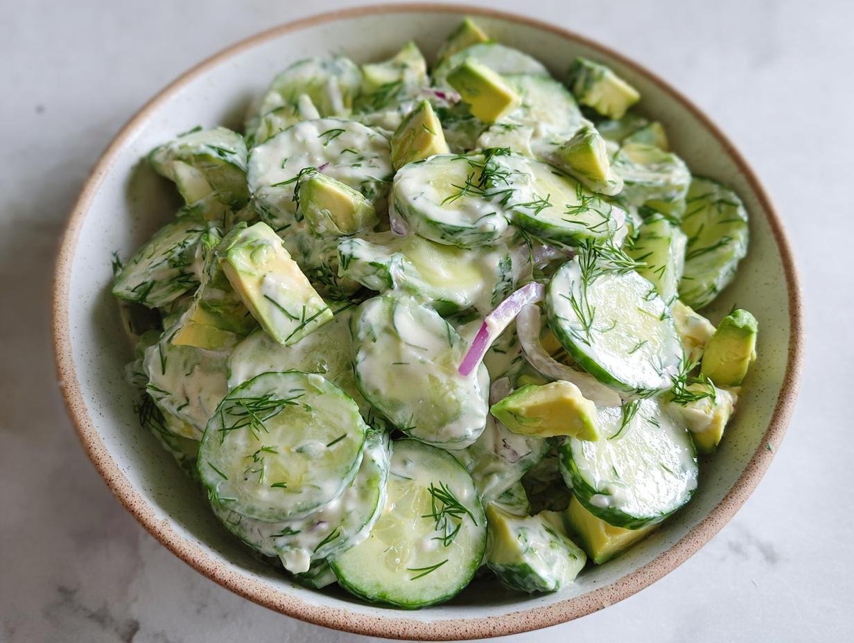 Creamy Cucumber Salad