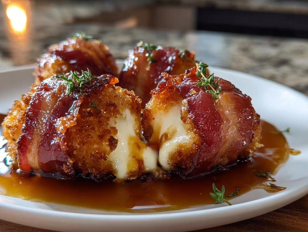 Crispy Bacon Mozzarella Poppers: 7 Tips! - Crispy Bacon Mozzarella Poppers - additional detail