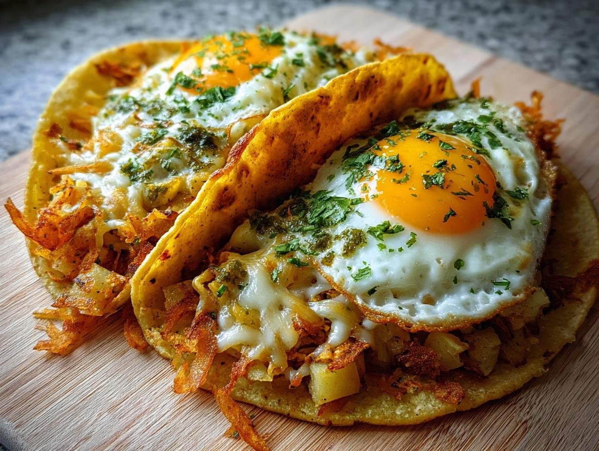 Crispy Potato Egg Cheese - additional detail