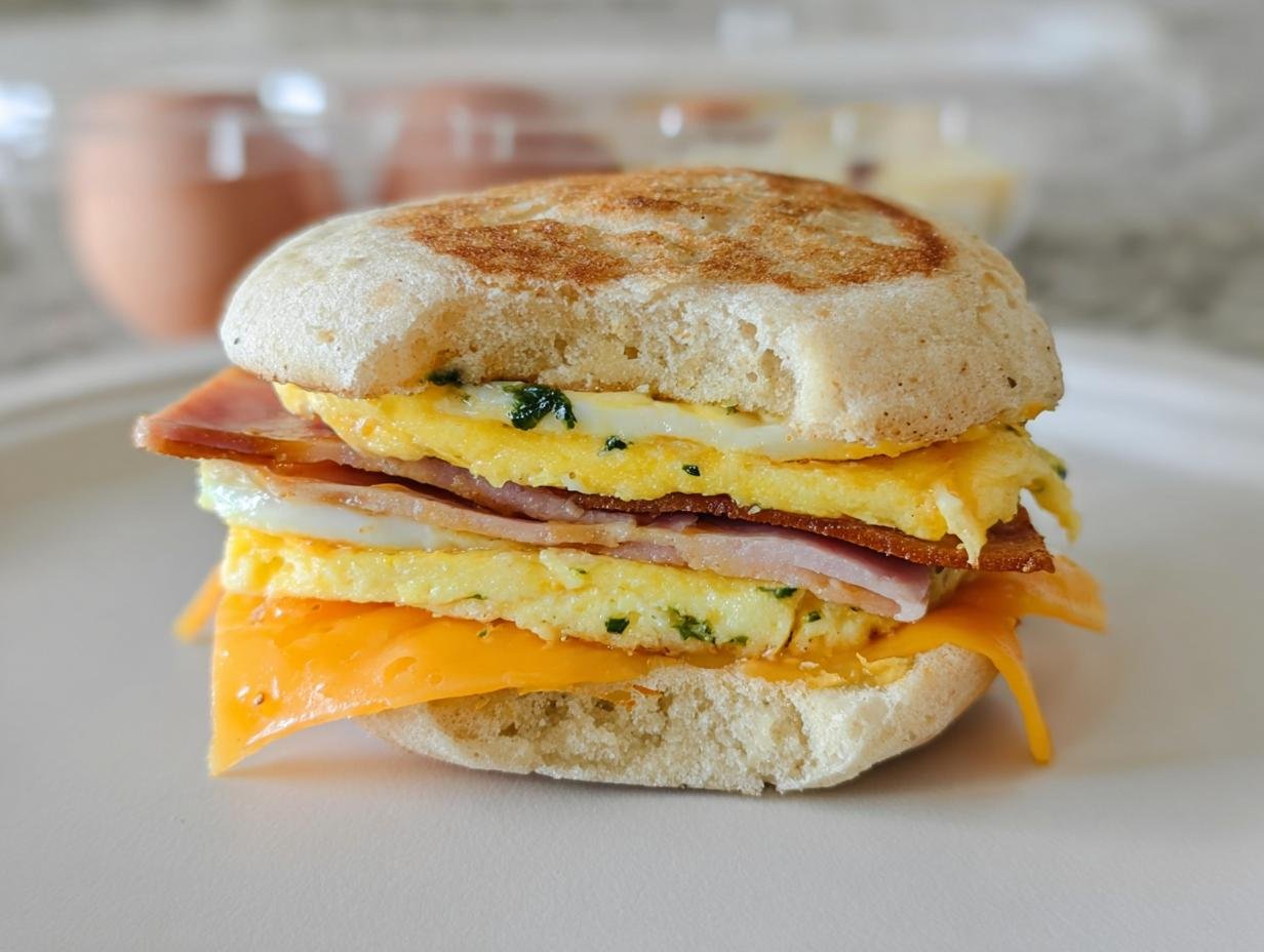 Freezer Breakfast Sandwiches