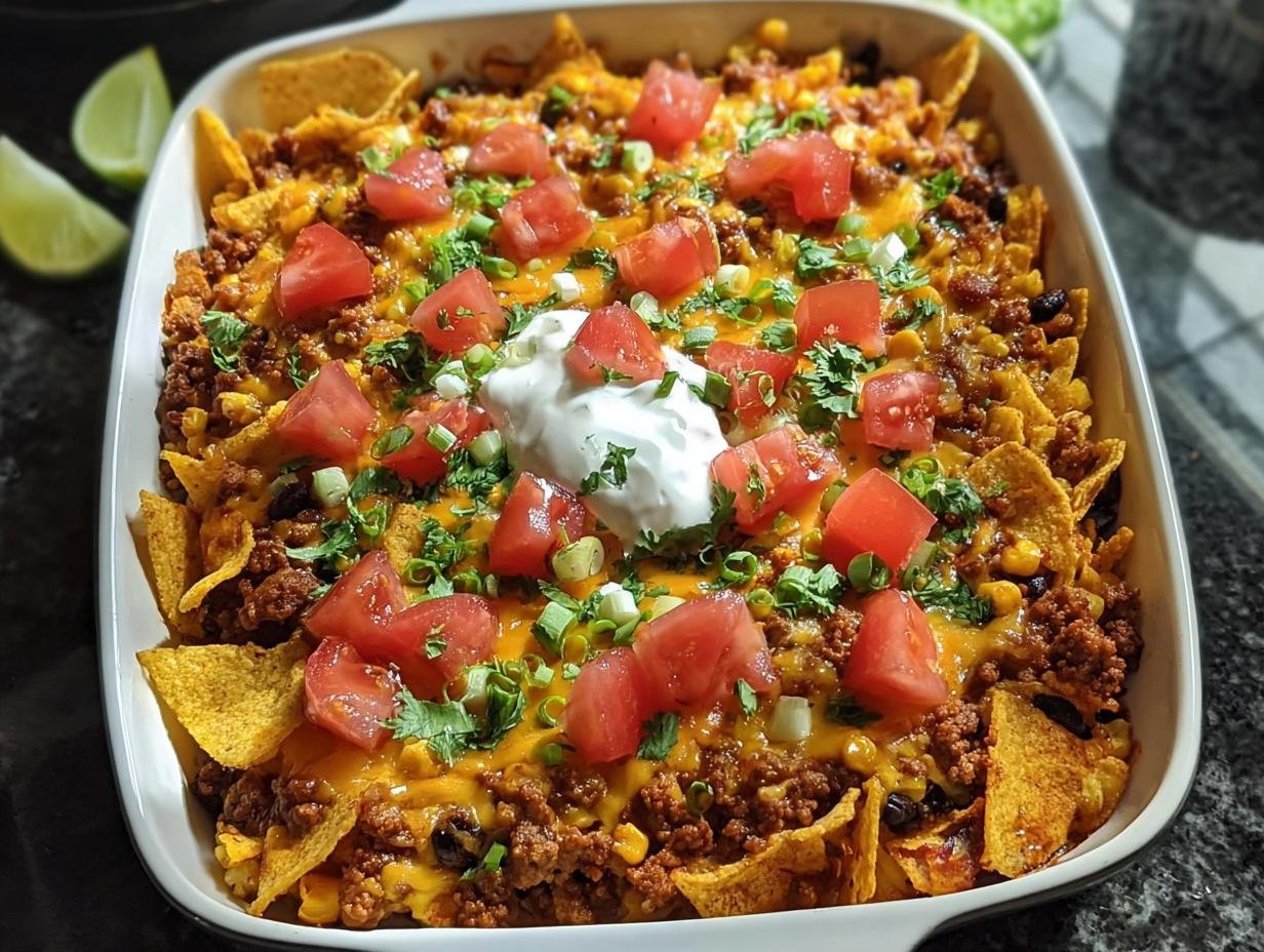 Frito Pie Casserole: Amazing Comfort Food - Frito Pie Casserole - additional detail