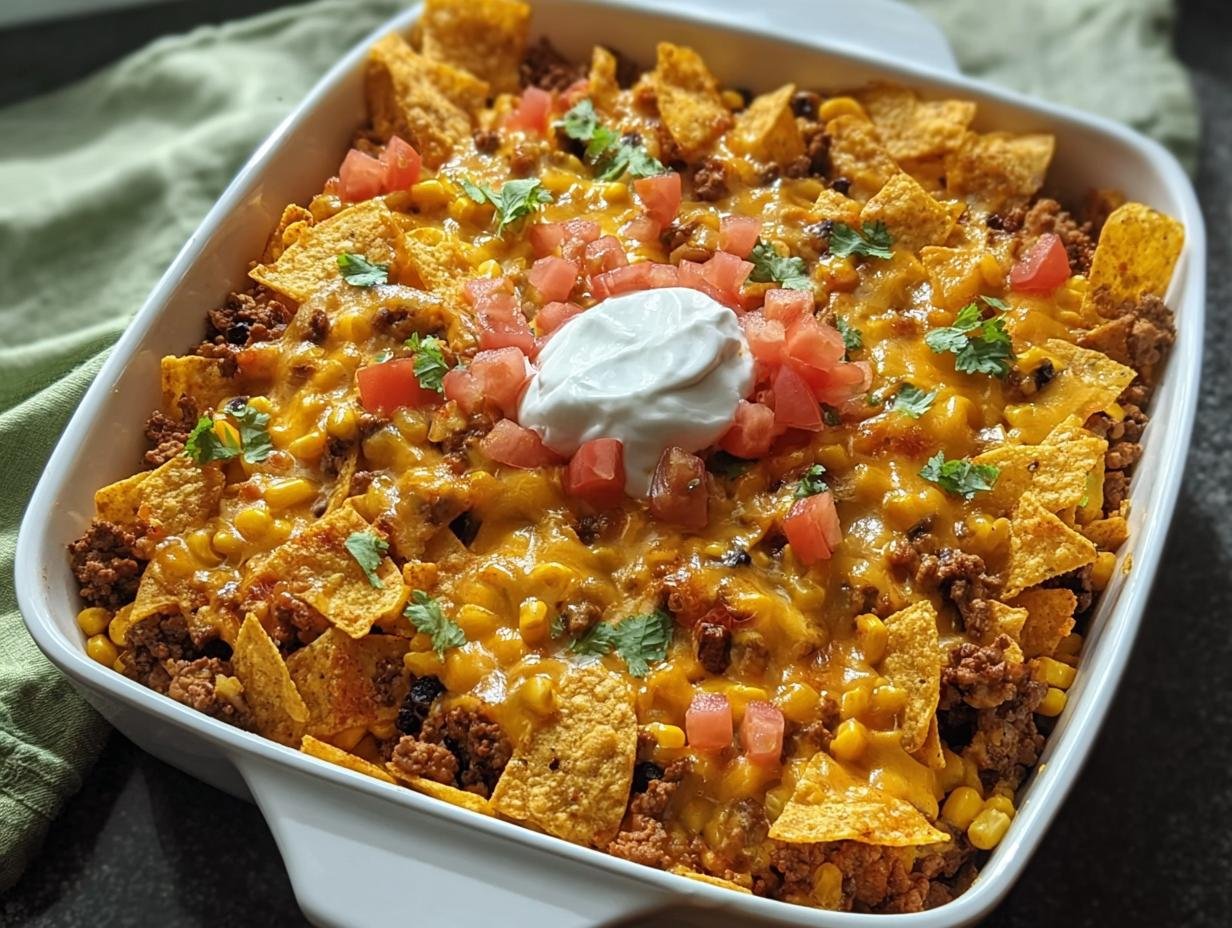 Frito Pie Casserole: Amazing Comfort Food - Frito Pie Casserole - additional detail