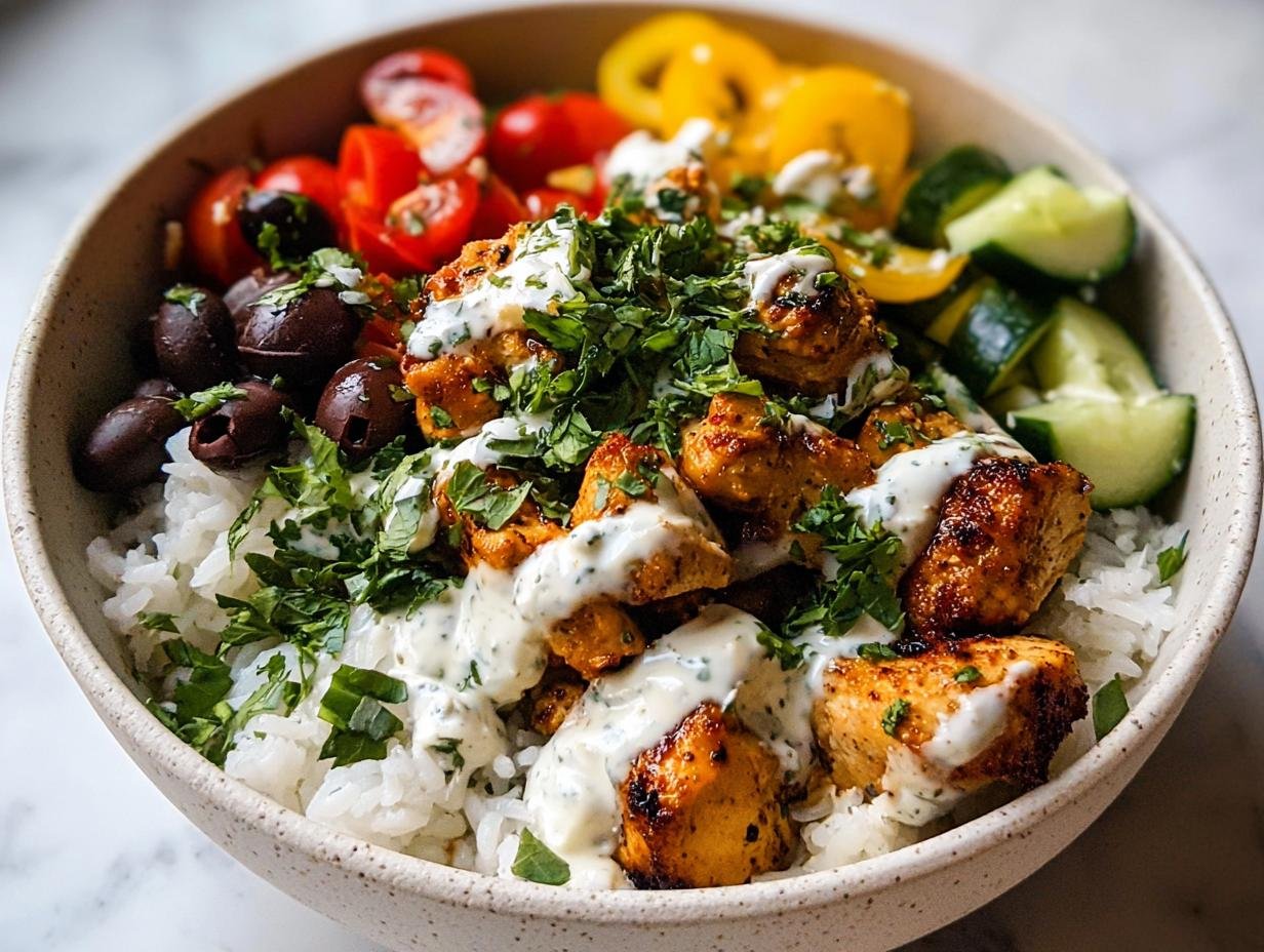 Greek Chicken Bowls Creamy: 1 Heavenly Meal - Greek Chicken Bowls Creamy - additional detail