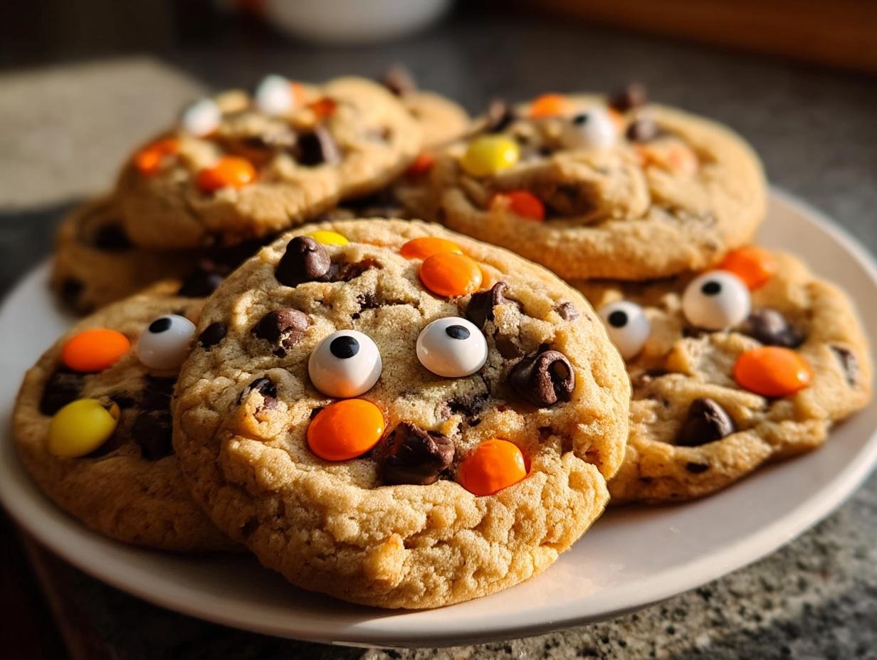 Spooky Halloween Chocolate Chip Cookies - Halloween Chocolate Chip Cookies - additional detail
