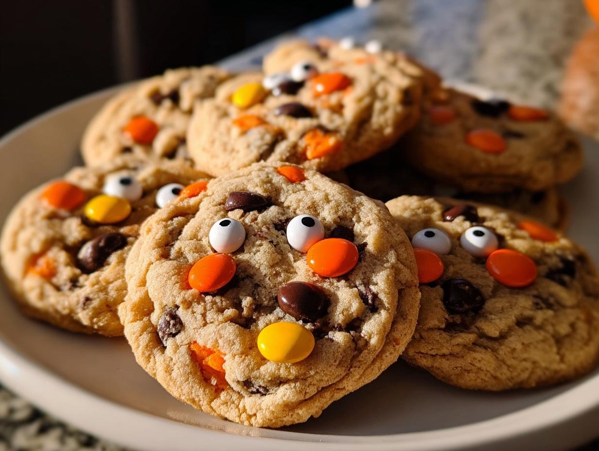 Spooky Halloween Chocolate Chip Cookies - Halloween Chocolate Chip Cookies - additional detail