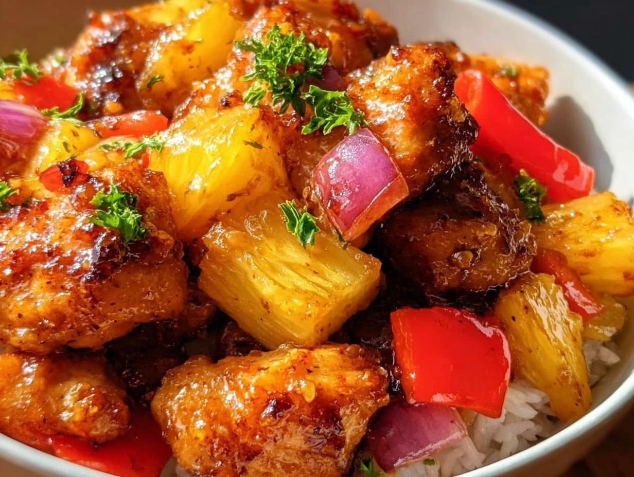 Hawaiian Chicken: Taste island sunshine with 1 skillet - Hawaiian Chicken - additional detail