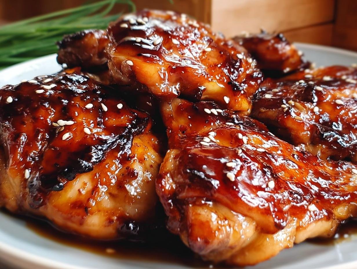 Hawaiian Style Teriyaki Chicken: AMAZING Glazed Thighs - Hawaiian Style Teriyaki Chicken - additional detail