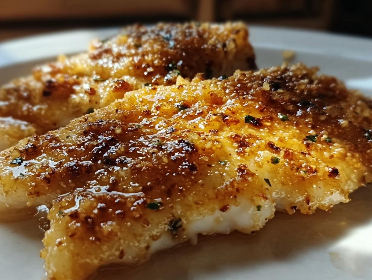 Healthy Honey Mustard Crusted