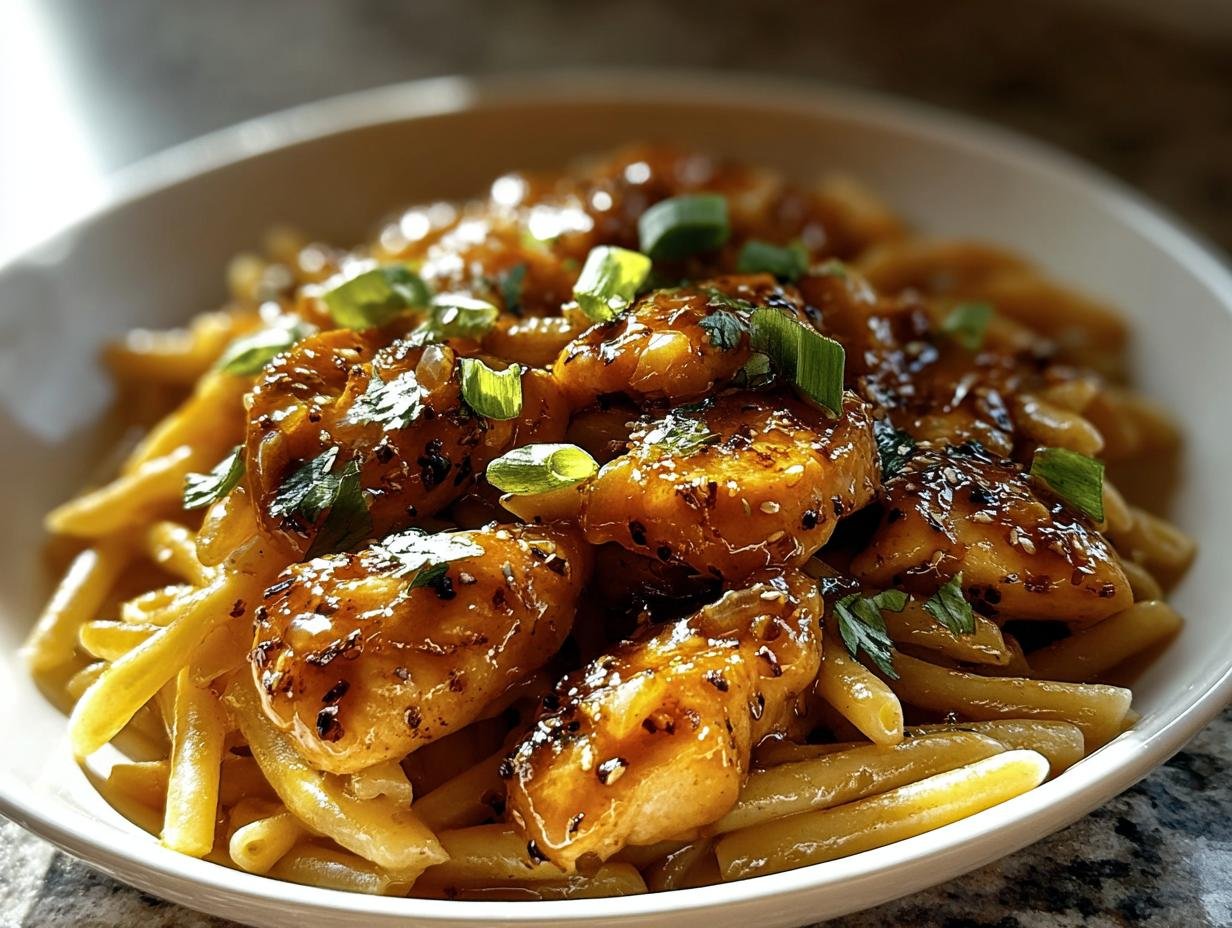 Honey Pepper Chicken Pasta: Amazing 30-Min Meal - Honey Pepper Chicken Pasta - additional detail