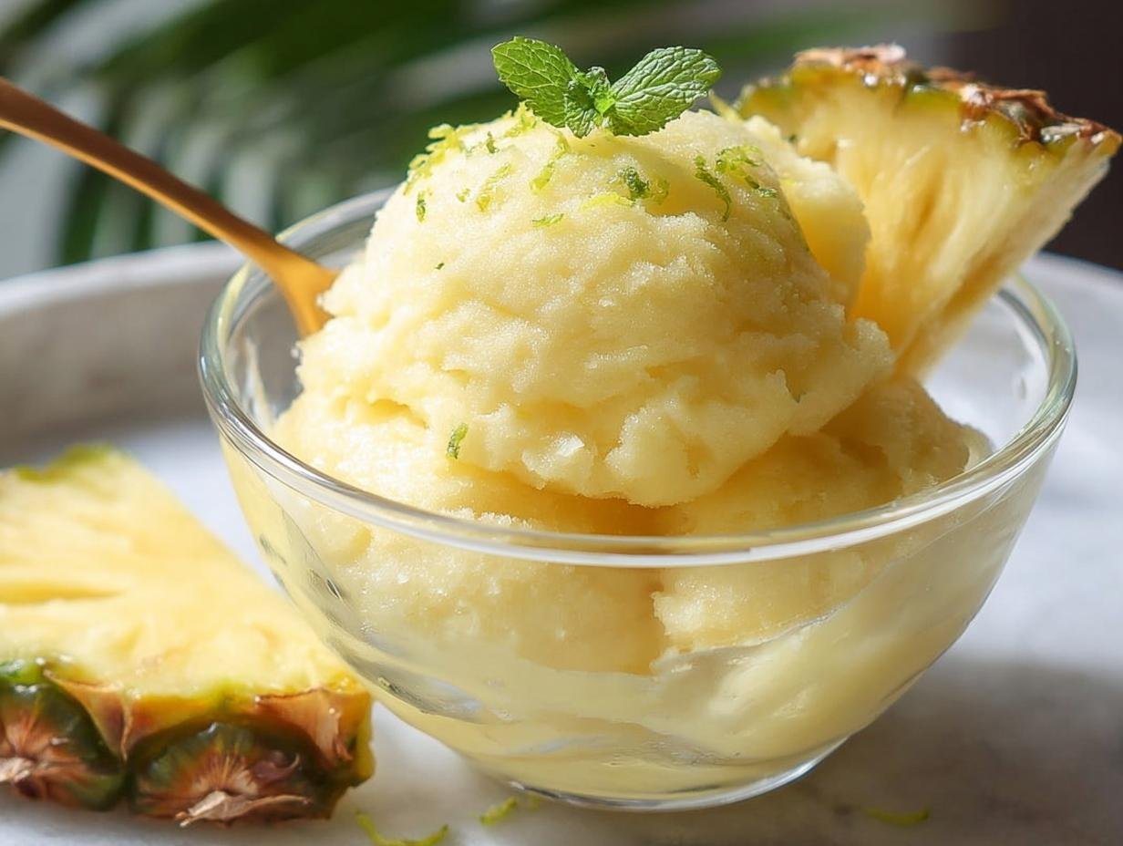 Ingredient Pineapple Sorbet