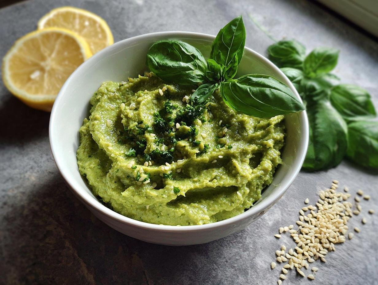 Nut Free Avocado Pesto: 5 Minute Dream - Nut Free Avocado Pesto - additional detail