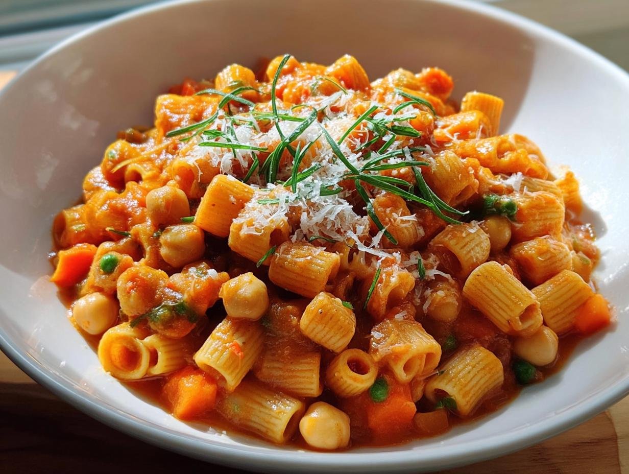 One Pot Pasta Chickpeas: 1 Amazing Meal - One Pot Pasta Chickpeas - additional detail