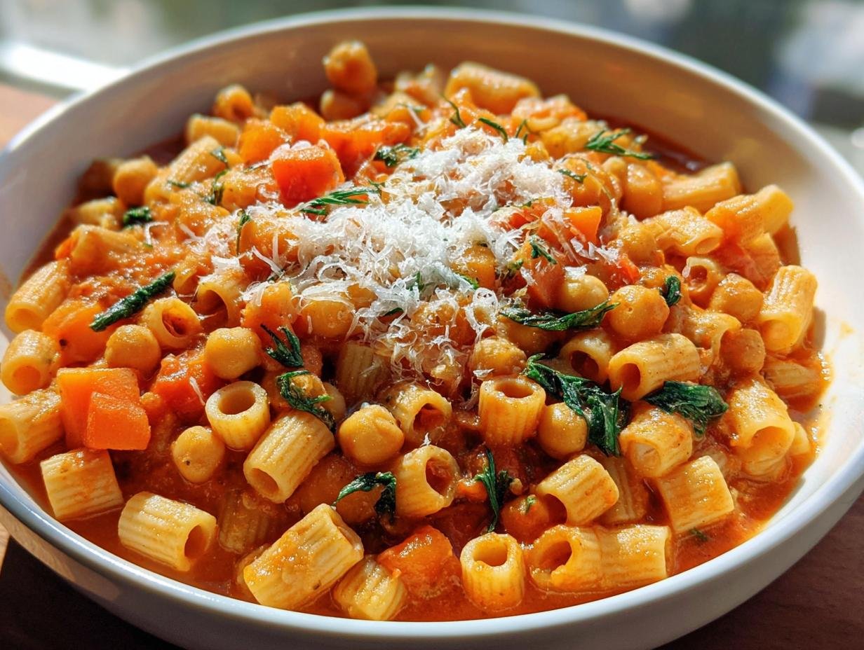 One Pot Pasta Chickpeas