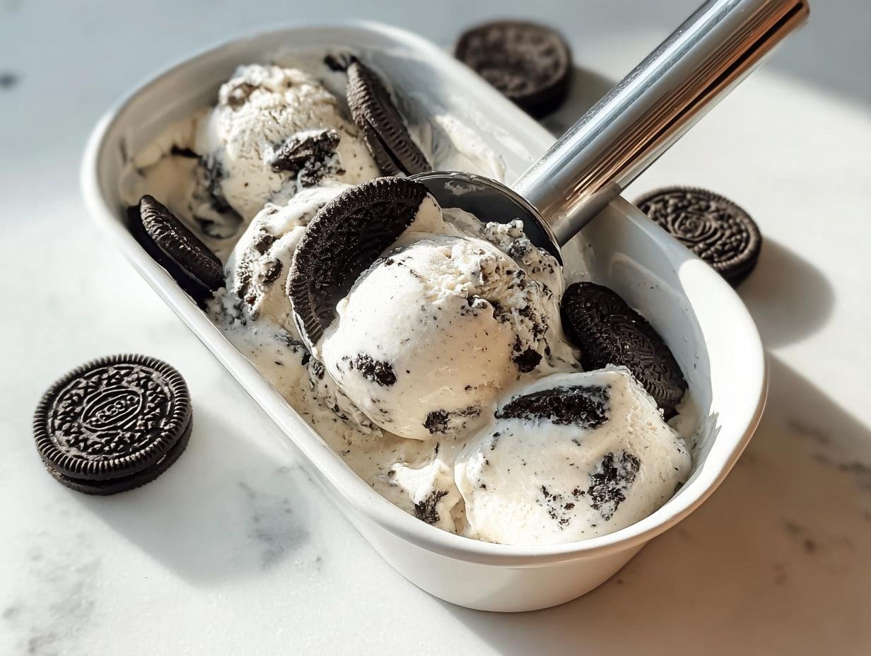Oreo Ice Cream: Heavenly No-Churn Bliss - Oreo Ice Cream - additional detail