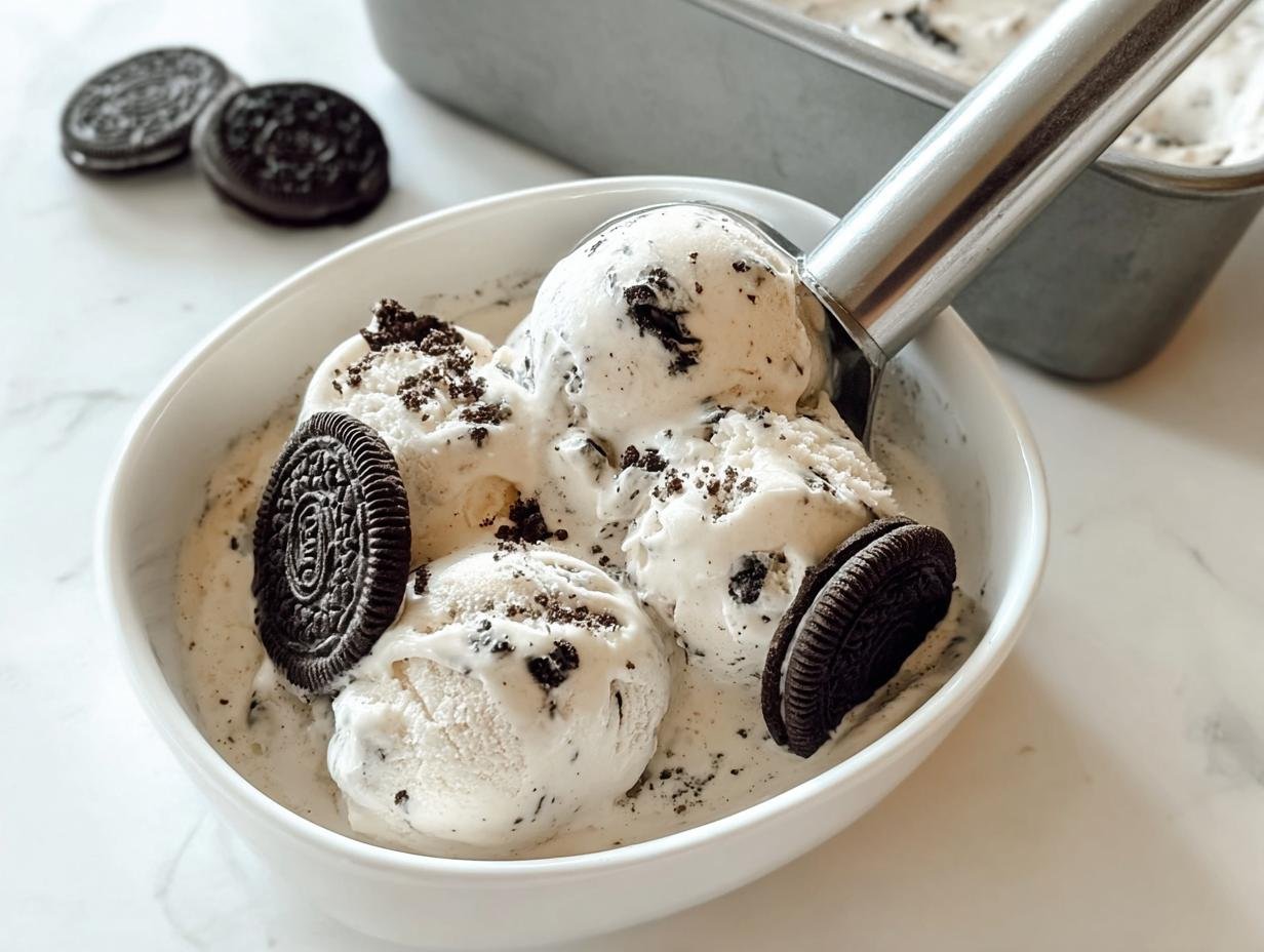Oreo Ice Cream: Heavenly No-Churn Bliss - Oreo Ice Cream - additional detail