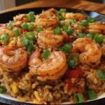Shrimp Dirty Rice Skillet