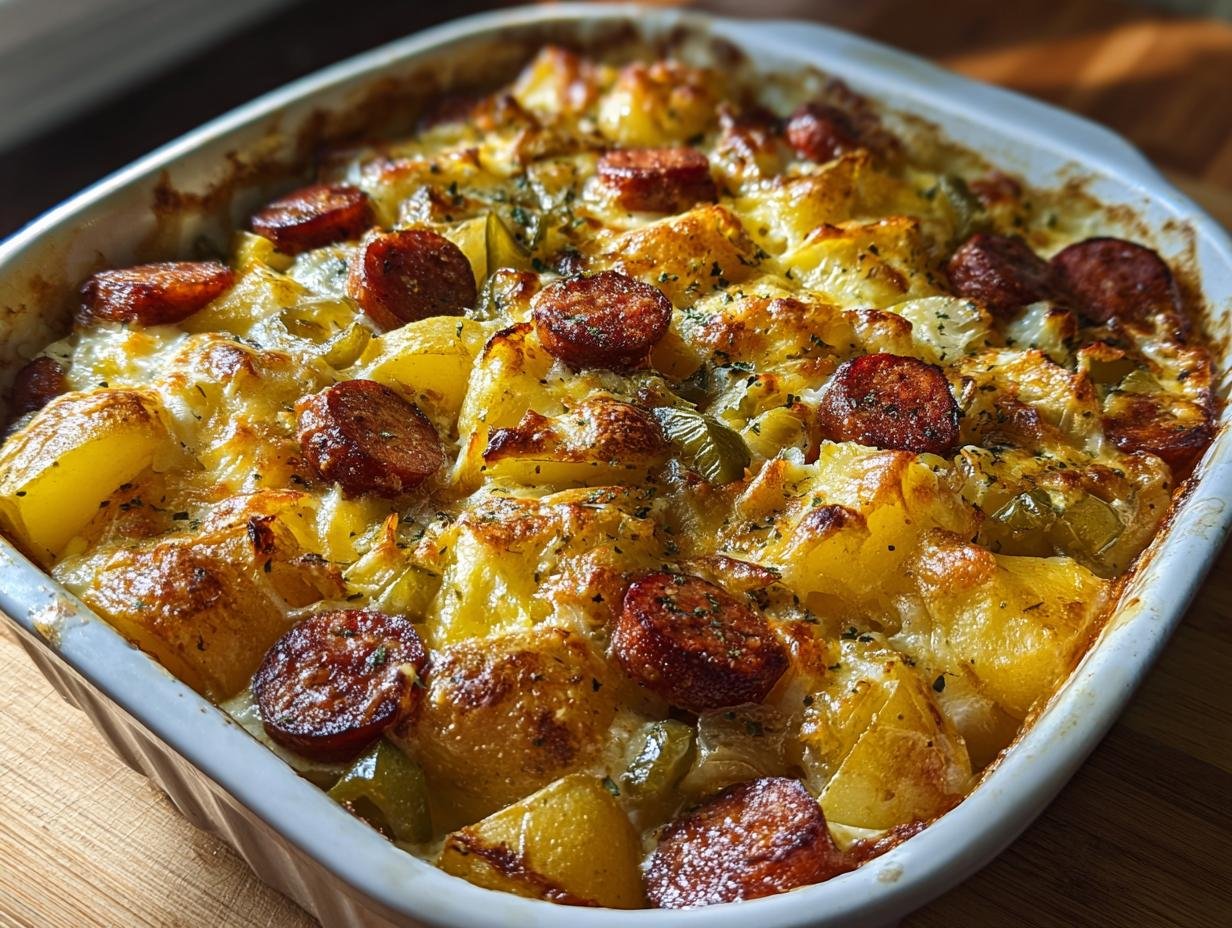 Smoked Sausage Potato Bake