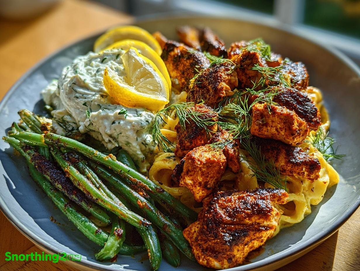 Smoky Paprika Chicken Alfredo: 35-Min Meal - Smoky Paprika Chicken Alfredo - additional detail