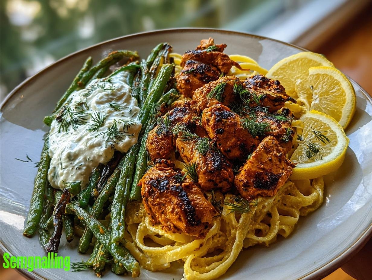 Smoky Paprika Chicken Alfredo: 35-Min Meal - Smoky Paprika Chicken Alfredo - additional detail