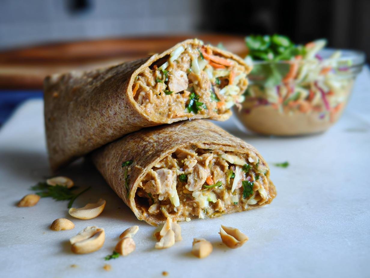 Spicy Peanut Tuna Wrap: 5-Minute Flavor Bomb - Spicy Peanut Tuna Wrap - additional detail