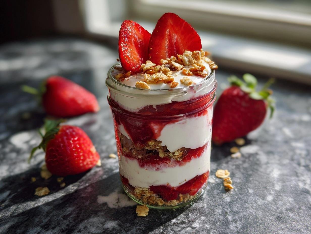 Strawberry Parfait: 10-Minute Dreamy Treat - Strawberry Parfait - additional detail