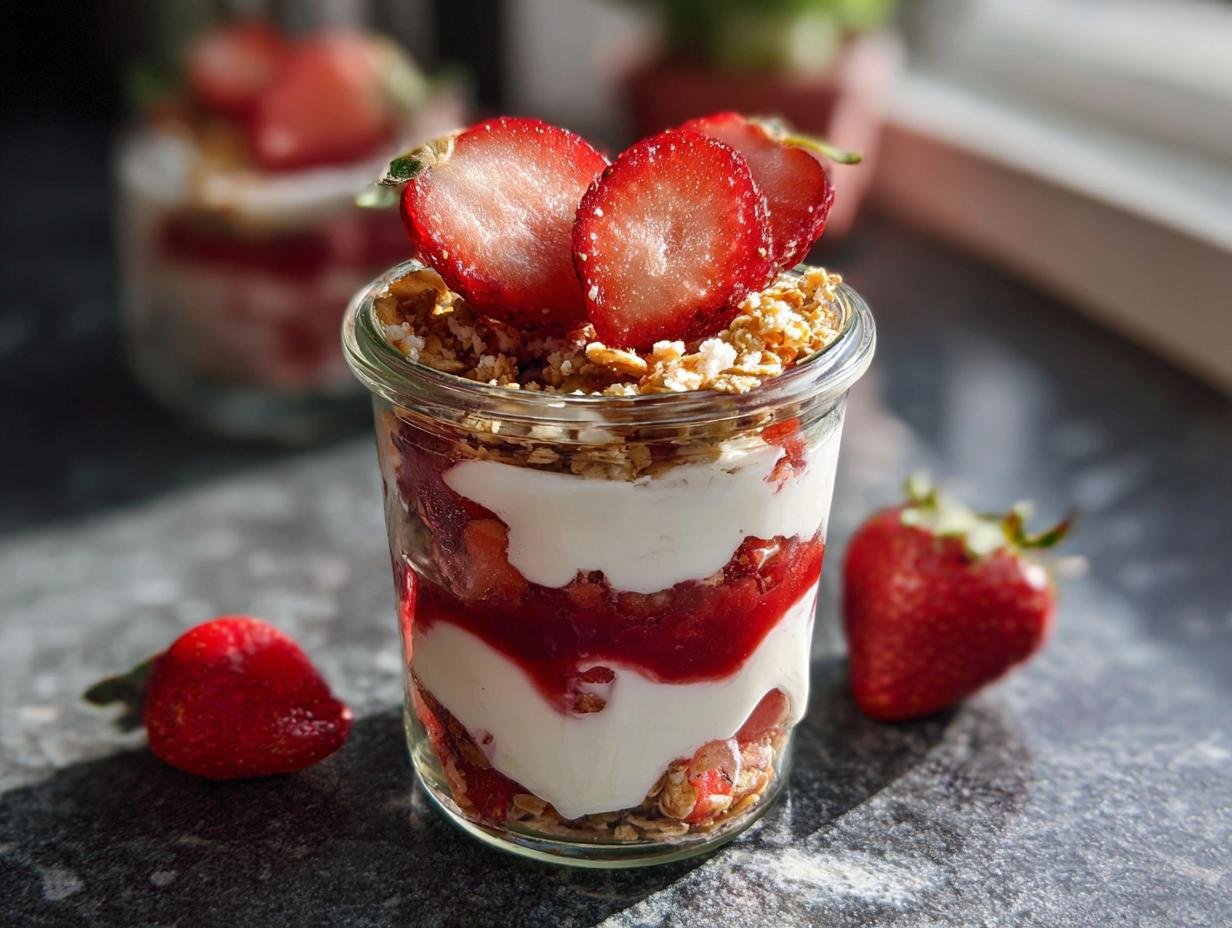 Strawberry Parfait: 10-Minute Dreamy Treat - Strawberry Parfait - additional detail