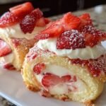 Strawberry Shortcake Cheesecake Rolls