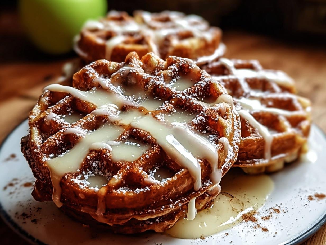 Warm Apple Fritter Waffle Donuts: 30-Min Magic - Apple Fritter Waffle Donuts - additional detail