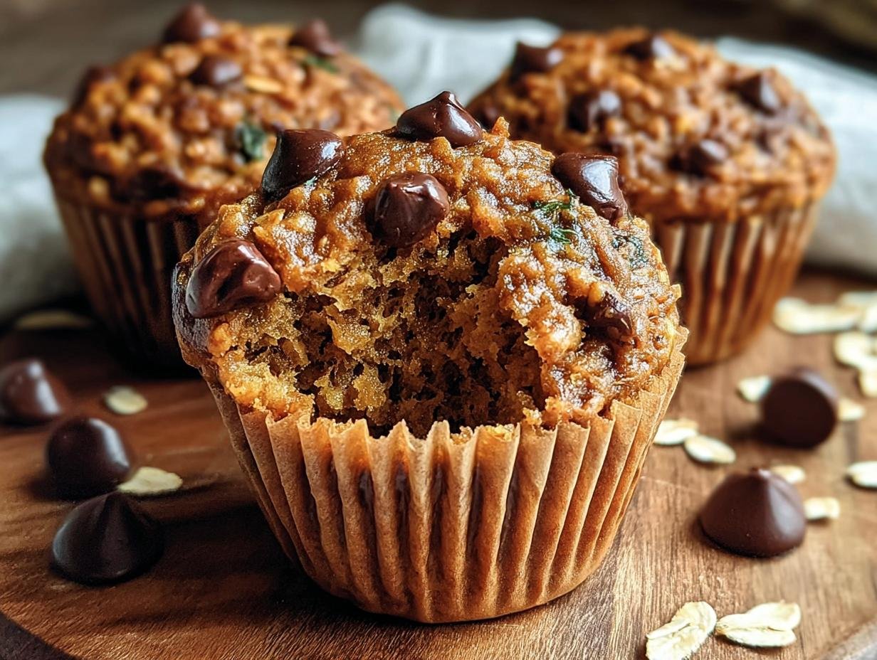 Super Blender Chocolate Chip Oatmeal Muffins - Blender Chocolate Chip Oatmeal - additional detail
