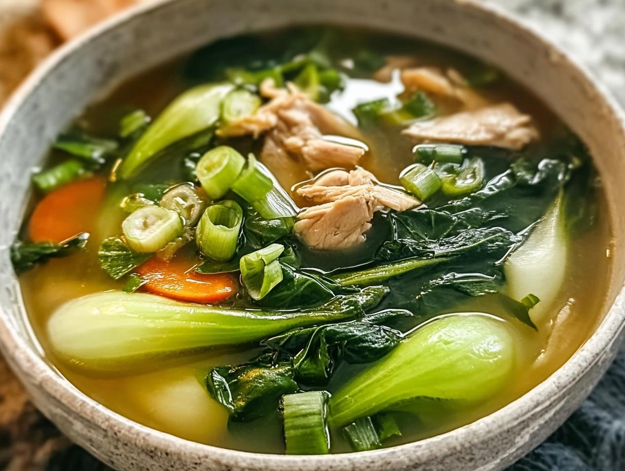 Bok Choy Chicken Soup