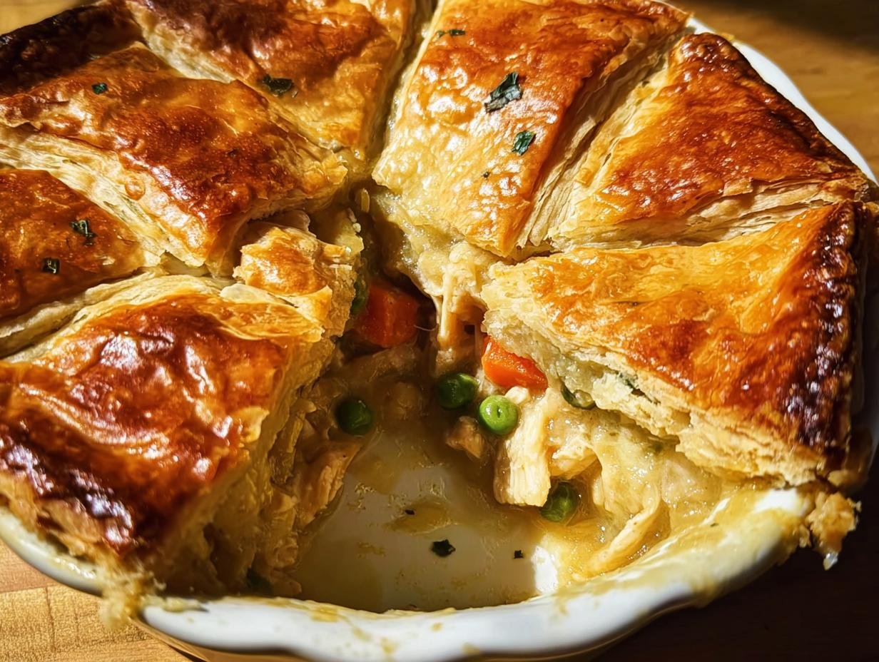 Chicken Pot Pie Flakey: 1 Cozy Comfort - Chicken Pot Pie Flakey - main visual representation