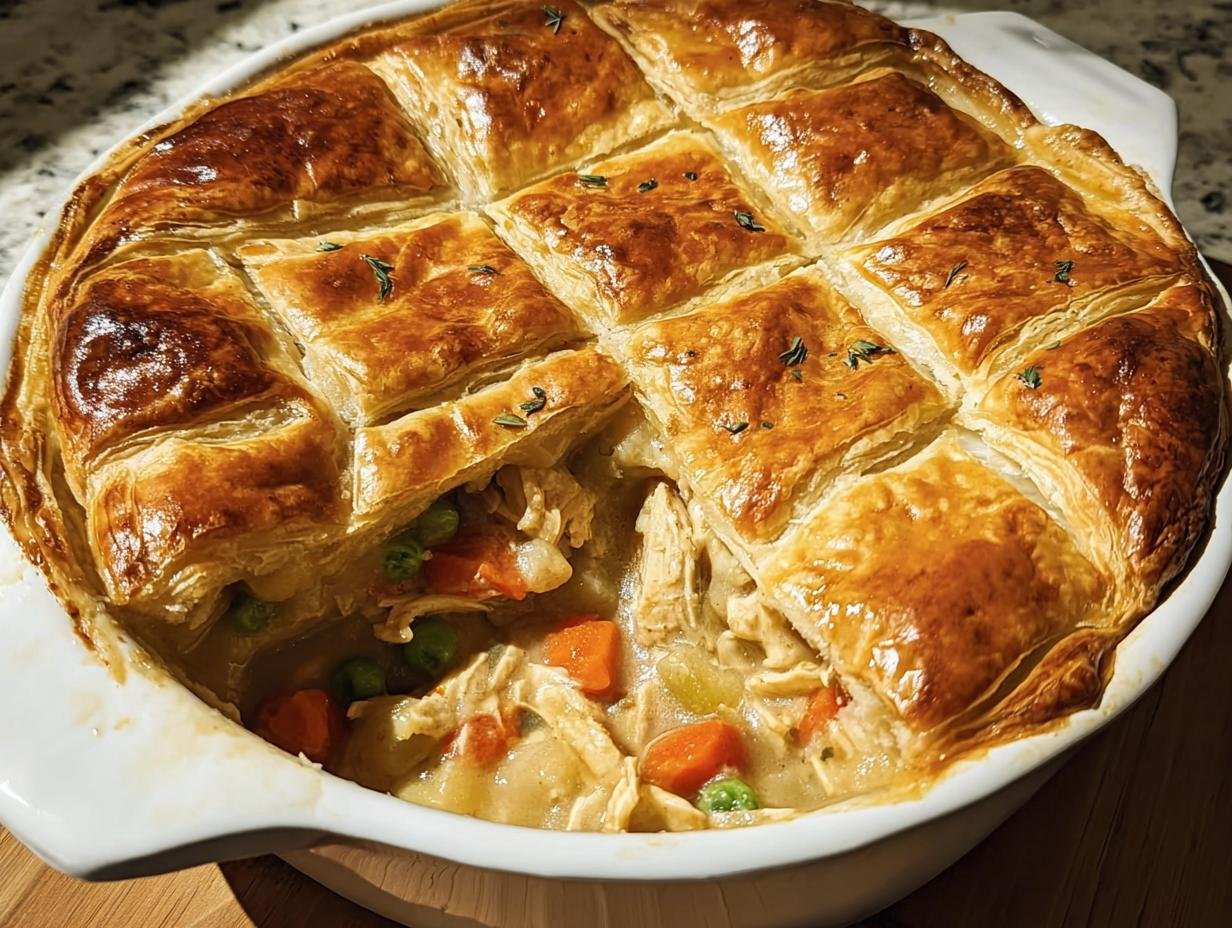 Chicken Pot Pie Flakey