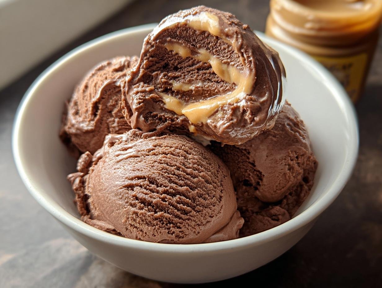 Easy Chocolate Peanut Butter Ice Cream: 1 Goal - Chocolate Peanut Butter Ice - additional detail