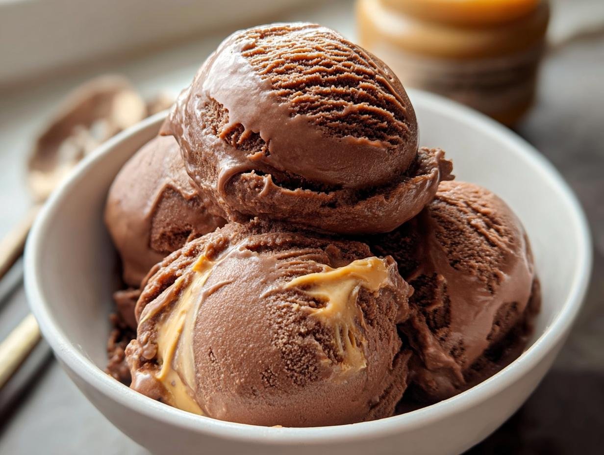 Easy Chocolate Peanut Butter Ice Cream: 1 Goal - Chocolate Peanut Butter Ice - additional detail