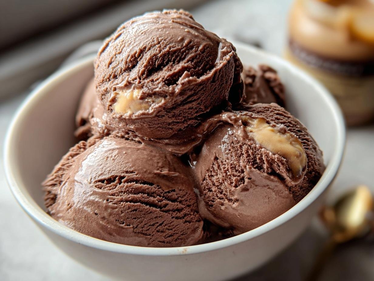 Chocolate Peanut Butter Ice